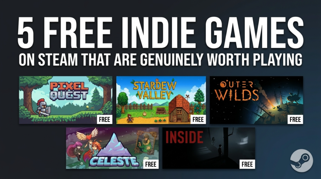 5 Free Indie Games on Steam That Are Genuinely Worth Playing