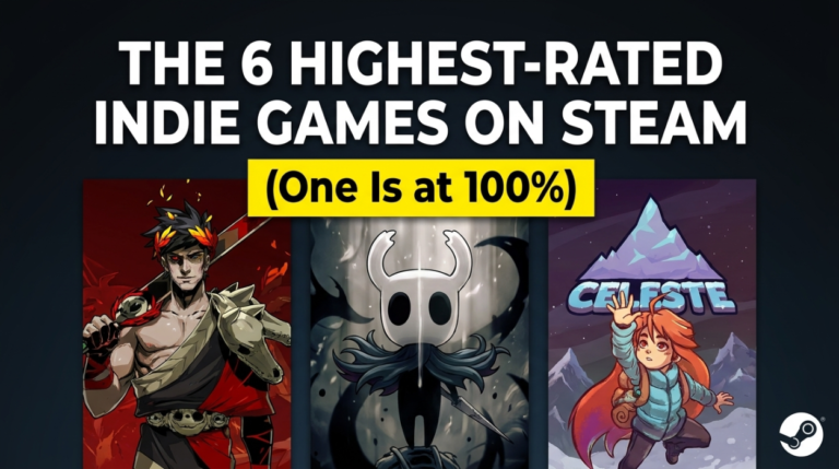 The 6 Highest-Rated Indie Games on Steam Right Now (One Is at 100%)