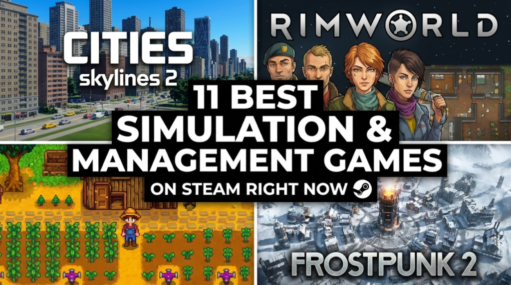 11 Best Simulation and Management Games on Steam Right Now