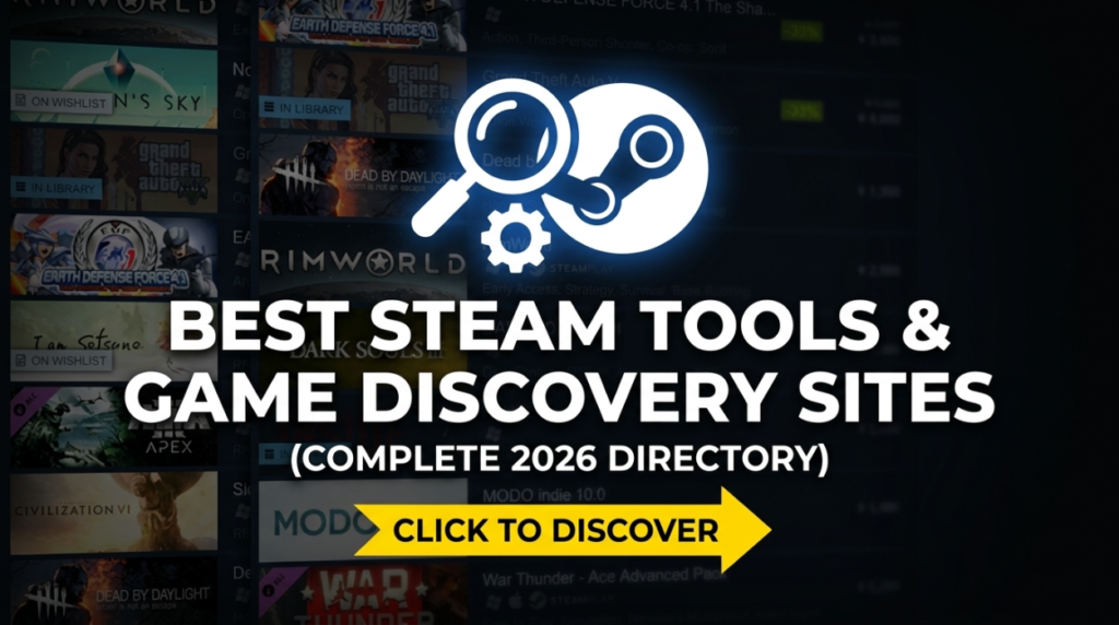 The Best Steam Tools and Game Discovery Sites (Complete 2026 Directory)