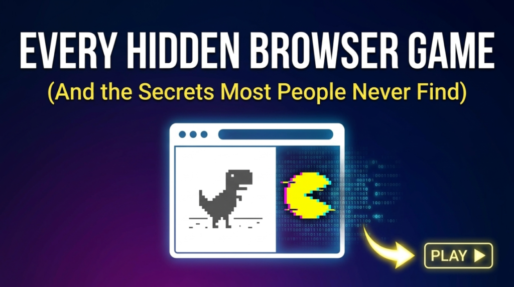 Every Hidden Game Built Into Your Browser (And the Secrets Most People Never Find)