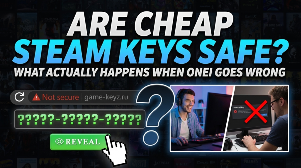 Are Cheap Steam Keys Safe? What Actually Happens When One Goes Wrong