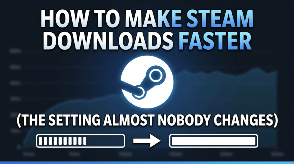 How to Make Steam Downloads Faster (The Setting Almost Nobody Changes)
