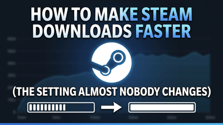 How to Make Steam Downloads Faster (The Setting Almost Nobody Changes)