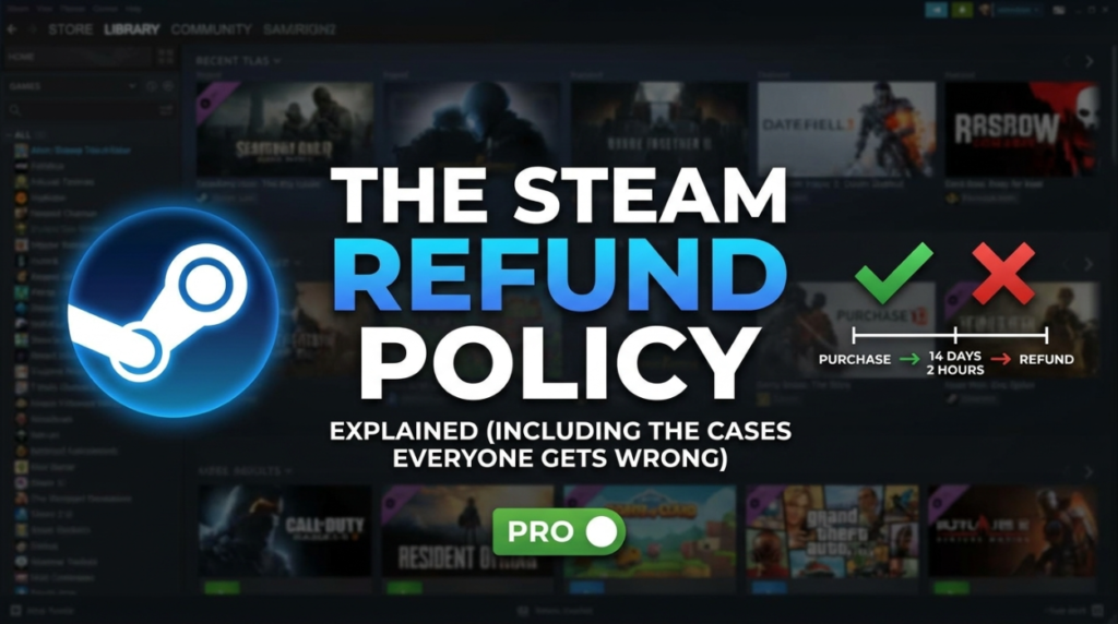 The Steam Refund Policy, Explained (Including the Cases Everyone Gets Wrong)