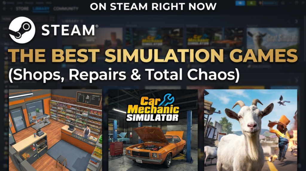 The Best Simulation Games on Steam Right Now (Shops, Repairs and Total Chaos)