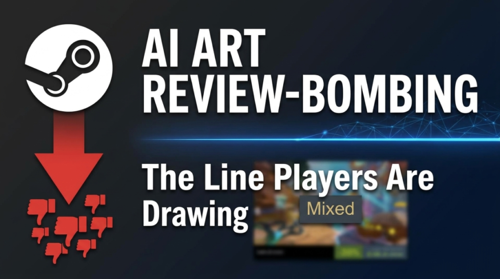 Why Steam Players Are Review-Bombing Games Over AI Art (And the Line They Are Actually Drawing)
