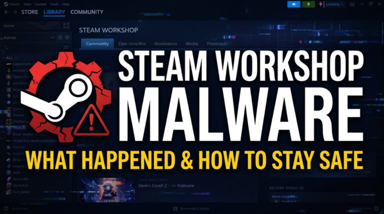 Steam Workshop Malware: What Actually Happened, and How to Stay Safe
