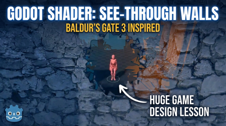 This Godot Shader Recreates Baldur’s Gate 3 See-Through Walls, and the Feedback Is a Lesson in Game Design