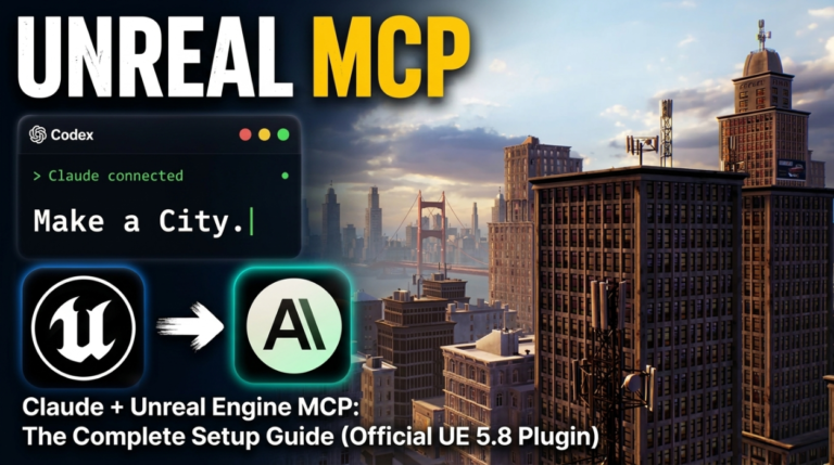 Claude + Unreal Engine MCP: The Complete Setup Guide (Official UE 5.8 Plugin)