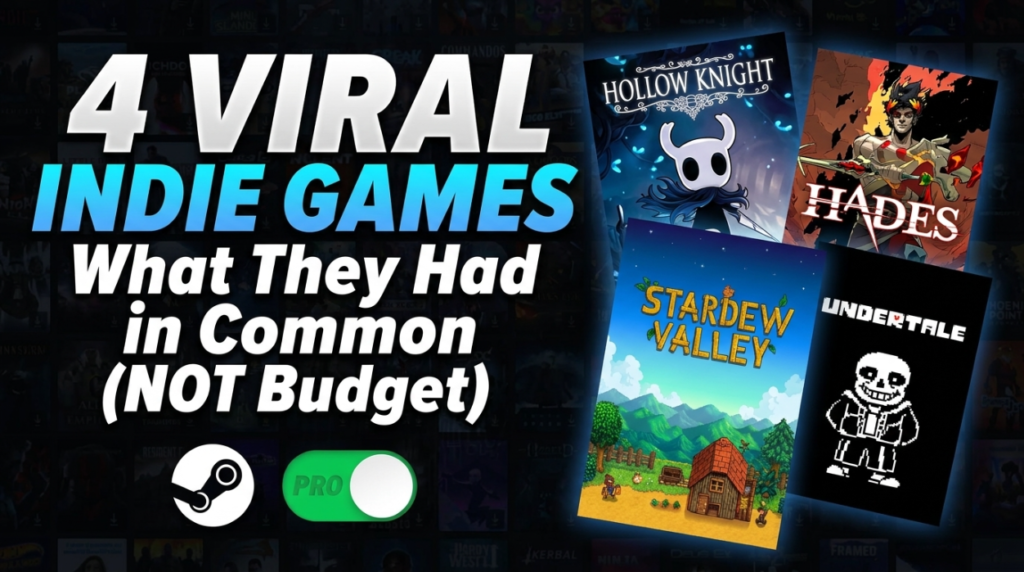 What 4 Viral Indie Games Had in Common (And It Was Not Marketing Budget)