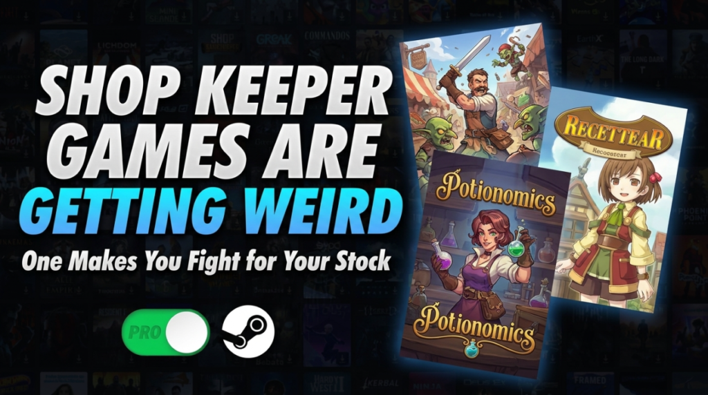 Shop Keeper Games Are Getting Weird (One Makes You Fight for Your Stock)