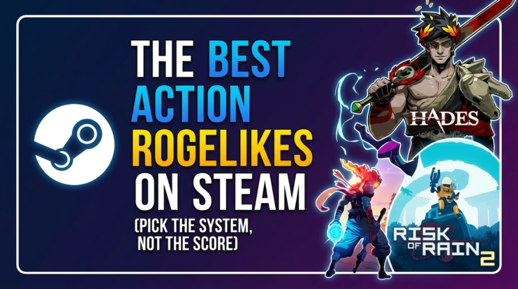 The Best Action Roguelikes on Steam (Pick the System, Not the Score)