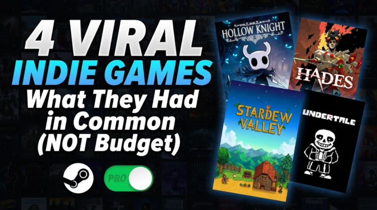 What 4 Viral Indie Games Had in Common (And It Was Not Marketing Budget)