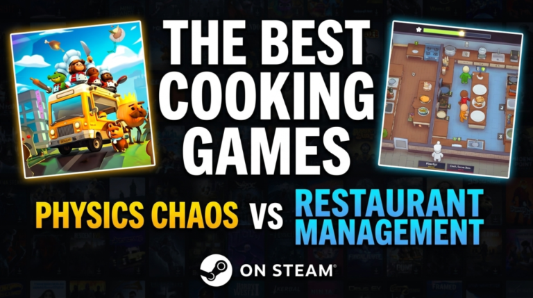 The Best Cooking Games on Steam (Physics Chaos vs Restaurant Management)