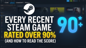 Every Recent Steam Game Rated Over 90% (And How to Read the Score)